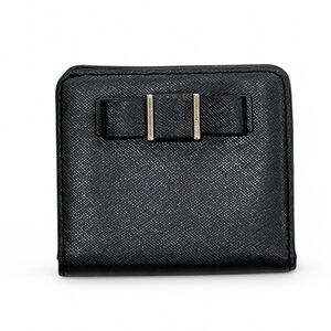 Coach Black Darcy Bow Small Wallet F51671
